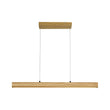 Load image into Gallery viewer, Farmhouze Light - Natural Wood Grain Dimmable LED Wide Linear Island Chandelier - Chandelier - Oak -