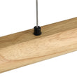 Load image into Gallery viewer, Farmhouze Light - Natural Wood Grain Dimmable LED Wide Linear Island Chandelier - Chandelier - Oak -