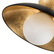 Load image into Gallery viewer, Farmhouze Light-Nordic 1-Light Metal Dome Semi Flush Mount-Ceiling Light-Black-