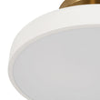 Load image into Gallery viewer, Farmhouze Light - Nordic Dimmable LED White Round Semi Flush Mount - Ceiling Light - White -