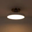 Load image into Gallery viewer, Farmhouze Light - Nordic Dimmable LED White Round Semi Flush Mount - Ceiling Light - White -