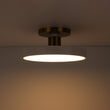 Load image into Gallery viewer, Farmhouze Light - Nordic Dimmable LED White Round Semi Flush Mount - Ceiling Light - White -