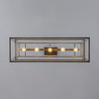 Load image into Gallery viewer, Farmhouze Light - Oil Rubbed Bronze 5 - Light Rectangle Crystal Chandelier - Chandelier - 31.5 in -