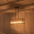 Load image into Gallery viewer, Farmhouze Light - Oil Rubbed Bronze 5 - Light Rectangle Crystal Chandelier - Chandelier - 31.5 in -