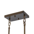 Load image into Gallery viewer, Farmhouze Light - Oil Rubbed Bronze 5 - Light Rectangle Crystal Chandelier - Chandelier - 31.5 in -