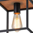 Load image into Gallery viewer, Farmhouze Light - OpenBox - 1 - Light Black Metal Square Lantern Pendant Light - Pendant - Black -