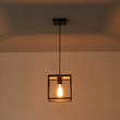Load image into Gallery viewer, Farmhouze Light - OpenBox - 1 - Light Black Metal Square Lantern Pendant Light - Pendant - Black -