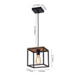 Load image into Gallery viewer, Farmhouze Light - OpenBox - 1 - Light Black Metal Square Lantern Pendant Light - Pendant - Black -