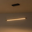 Load image into Gallery viewer, Farmhouze Light - OpenBox - Dimmable Warm LED Walnut Wood Linear Pendant Light - Chandelier - Walnut -