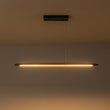 Load image into Gallery viewer, Farmhouze Light - OpenBox - Dimmable Warm LED Walnut Wood Linear Pendant Light - Chandelier - Walnut -