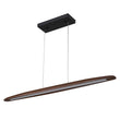 Load image into Gallery viewer, Farmhouze Light - OpenBox - Dimmable Warm LED Walnut Wood Linear Pendant Light - Chandelier - Walnut -