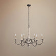Load image into Gallery viewer, Farmhouze Light-OpenBox-Farmhouse 6 Light Wood Weathered Anchor Chandelier-Chandelier--