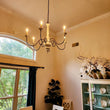 Load image into Gallery viewer, Farmhouze Light-OpenBox-Farmhouse 6 Light Wood Weathered Anchor Chandelier-Chandelier--