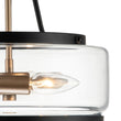 Load image into Gallery viewer, Farmhouze Light - OpenBox - Farmhouse Glass Lantern Semi Flush Mount - Ceiling Light -