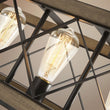 Load image into Gallery viewer, Farmhouze Light - OpenBox - Farmhouse Rectangle Wood Cage 5 Light Cross - iron Chandelier - Chandelier -