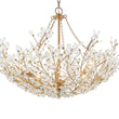 Load image into Gallery viewer, Farmhouze Light - OpenBox - Glam Farmhouse Crystal Flower Brass Basin Chandelier - Chandelier - 6 - Light -