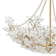 Load image into Gallery viewer, Farmhouze Light - OpenBox - Glam Farmhouse Crystal Flower Brass Basin Chandelier - Chandelier - 6 - Light -