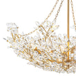 Load image into Gallery viewer, Farmhouze Light - OpenBox - Glam Farmhouse Crystal Flower Brass Basin Chandelier - Chandelier - 6 - Light -