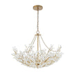 Load image into Gallery viewer, Farmhouze Light - OpenBox - Glam Farmhouse Crystal Flower Brass Basin Chandelier - Chandelier - 6 - Light -