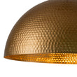Load image into Gallery viewer, Farmhouze Light - OpenBox - Industrial 1 - Light Hammered Oversized Metal Dome Pendant - Chandelier - Dark Silver - 23in
