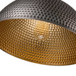 Load image into Gallery viewer, Farmhouze Light - OpenBox - Industrial 1 - Light Hammered Oversized Metal Dome Pendant - Chandelier - Dark Silver - 23in