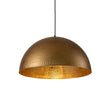 Load image into Gallery viewer, Farmhouze Light - OpenBox - Industrial 1 - Light Hammered Oversized Metal Dome Pendant - Chandelier - Dark Silver - 23in