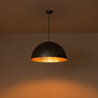 Load image into Gallery viewer, Farmhouze Light - OpenBox - Industrial 1 - Light Hammered Oversized Metal Dome Pendant - Chandelier - Dark Silver - 23in