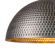 Load image into Gallery viewer, Farmhouze Light - OpenBox - Industrial 1 - Light Hammered Oversized Metal Dome Pendant - Chandelier - Dark Silver - 23in
