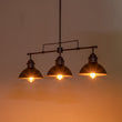 Load image into Gallery viewer, Farmhouze Light - OpenBox - Industrial Kitchen Linear Pot Lid Island Pendant Light - Chandelier - Antiqued Silver -