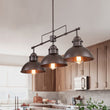 Load image into Gallery viewer, Farmhouze Light - OpenBox - Industrial Kitchen Linear Pot Lid Island Pendant Light - Chandelier - Oil - Rubbed Bronze -