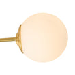 Load image into Gallery viewer, Farmhouze Light-OpenBox-Mid Century 3-Light Opal Glass Globe Ceiling Light--Brass-3-Light