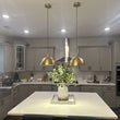 Load image into Gallery viewer, Farmhouze Light - OpenBox - Mid - Century Single Light Brass Dome Pendant - Pendant -