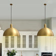 Load image into Gallery viewer, Farmhouze Light - OpenBox - Mid - Century Single Light Brass Dome Pendant - Pendant -
