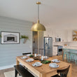 Load image into Gallery viewer, Farmhouze Light - OpenBox - Mid - Century Single Light Brass Dome Pendant - Pendant -
