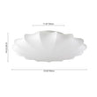 Load image into Gallery viewer, Farmhouze Light - OpenBox - Mid - century White Silk Flush Mount Light - Ceiling Light - M -