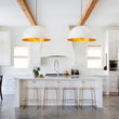 Load image into Gallery viewer, Farmhouze Light - OpenBox - Modern Farmhouse Oversized Dome Pendant - Chandelier - Grey White - 23 in. - L