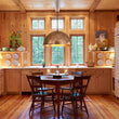 Load image into Gallery viewer, Farmhouze Light - OpenBox - Modern Farmhouse Oversized Dome Pendant - Chandelier - Rusty Gold - 15 in. - M