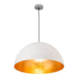 Load image into Gallery viewer, Farmhouze Light - OpenBox - Modern Farmhouse Oversized Dome Pendant - Chandelier - White - 15 in. - M