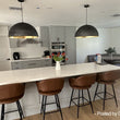 Load image into Gallery viewer, Farmhouze Light - OpenBox - Modern Farmhouse Oversized Dome Pendant - Chandelier - White - 31 in. - XL