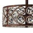 Load image into Gallery viewer, Farmhouze Light - OpenBox - Vintage Bronze Luxe Crystal Drum Lantern Ceiling Light - Ceiling Light - Copper -