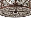 Load image into Gallery viewer, Farmhouze Light - OpenBox - Vintage Bronze Luxe Crystal Drum Lantern Ceiling Light - Ceiling Light - Copper -