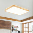 Load image into Gallery viewer, Farmhouze Light - Rustic Dimmable LED Wooden Large Rectangle Ceiling Light - Ceiling Light - 24.6 In -