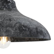 Load image into Gallery viewer, Farmhouze Light - Rustic Distressed Black Wooden Dome Pendant light - Pendant - 15 inches -