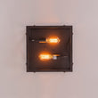Load image into Gallery viewer, Farmhouze Light - Rustic Square Cage Flush Mount Ceiling Light Vintage - Ceiling Light - 2 - Light -