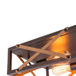 Load image into Gallery viewer, Farmhouze Light - Rustic Square Cage Flush Mount Ceiling Light Vintage - Ceiling Light - 2 - Light -