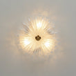 Load image into Gallery viewer, Farmhouze Light - Shabby Chic Flower Crackle Frosted Glass Ceiling Light - Ceiling Light - Clear Glass -