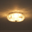 Load image into Gallery viewer, Farmhouze Light - Shabby Chic Flower Crackle Frosted Glass Ceiling Light - Ceiling Light - Clear Glass -