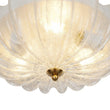 Load image into Gallery viewer, Farmhouze Light - Shabby Chic Flower Crackle Frosted Glass Ceiling Light - Ceiling Light - Clear Glass -