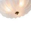 Load image into Gallery viewer, Farmhouze Light - Shabby Chic Flower Crackle Frosted Glass Ceiling Light - Ceiling Light - White -