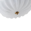 Load image into Gallery viewer, Farmhouze Light - Shabby Chic Flower Crackle Frosted Glass Ceiling Light - Ceiling Light - White -